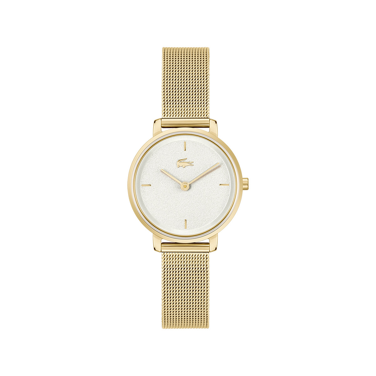 Montre LACOSTE suzanne femme bracelet acier jaune