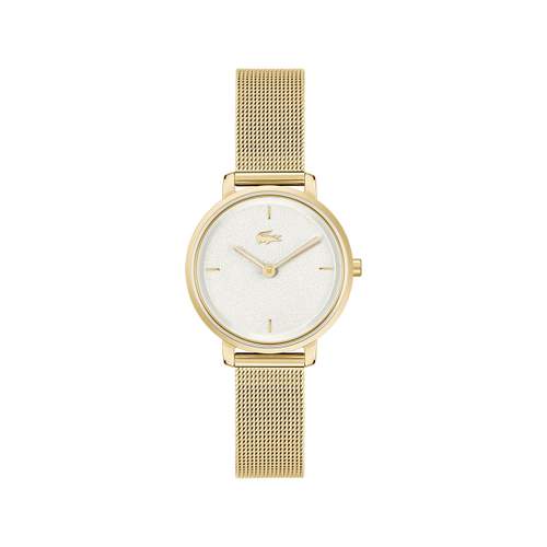 LACOSTE suzanne women's watch yellow steel bracelet
