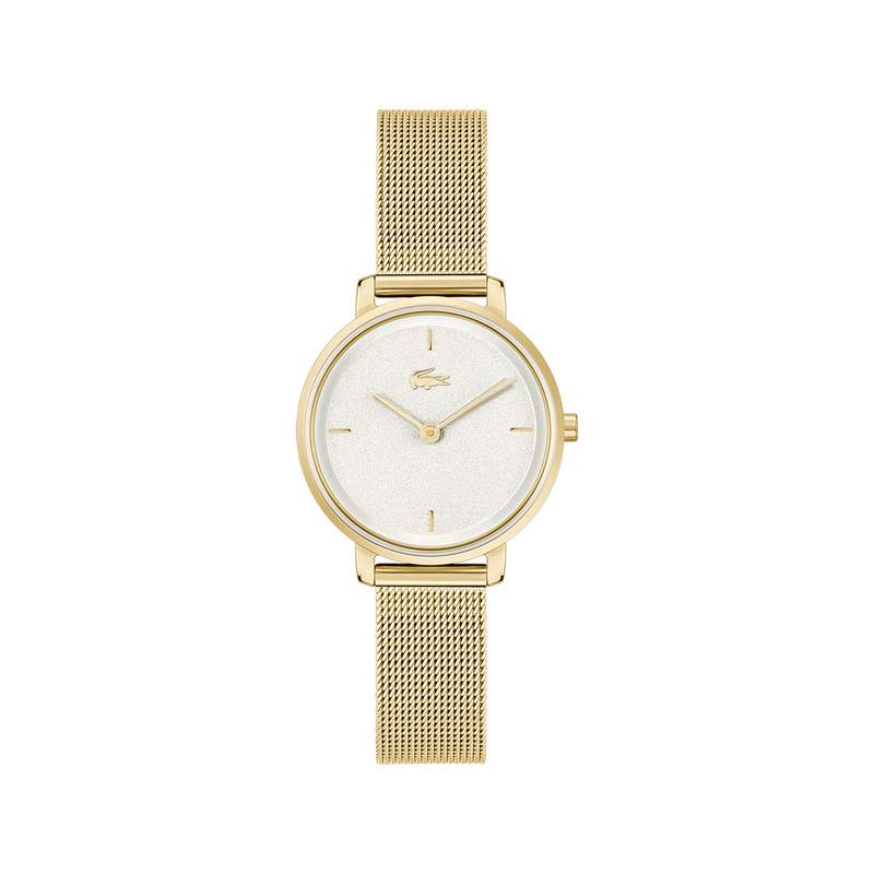 Montre LACOSTE suzanne femme bracelet acier jaune - vue 1