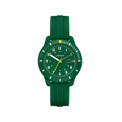 Montre LACOSTE mini tennis enfant bracelet silicone vert - vue 1