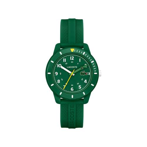 Montre LACOSTE mini tennis enfant bracelet silicone vert