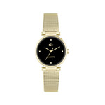 Montre LACOSTE orba femme bracelet acier jaune - vue 1