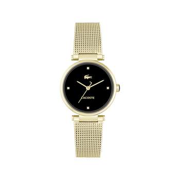 LACOSTE orba dameshorloge geel stalen armband