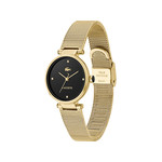 LACOSTE orba ladies watch yellow steel bracelet - view 2