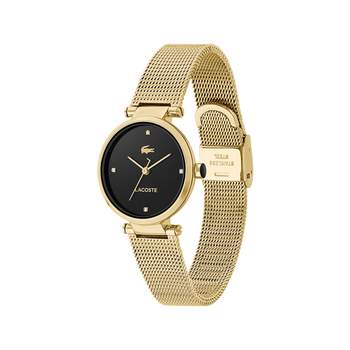 LACOSTE orba dameshorloge geel stalen armband