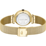LACOSTE orba ladies watch yellow steel bracelet - view 3