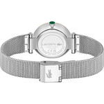 LACOSTE horloge voor dames met grijze stalen armband - aanzicht 3
