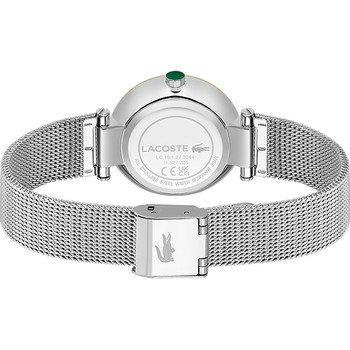 LACOSTE orba dameshorloge grijs roestvrij stalen armband