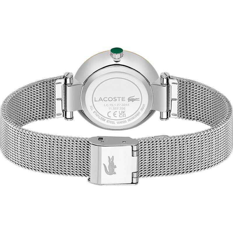 Montre LACOSTE orba femme bracelet acier gris - vue 3