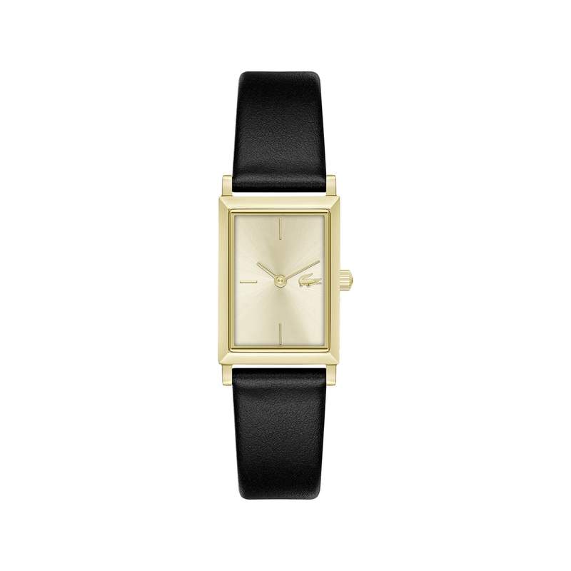 Montre LACOSTE catherine femme bracelet cuir noir - vue 1