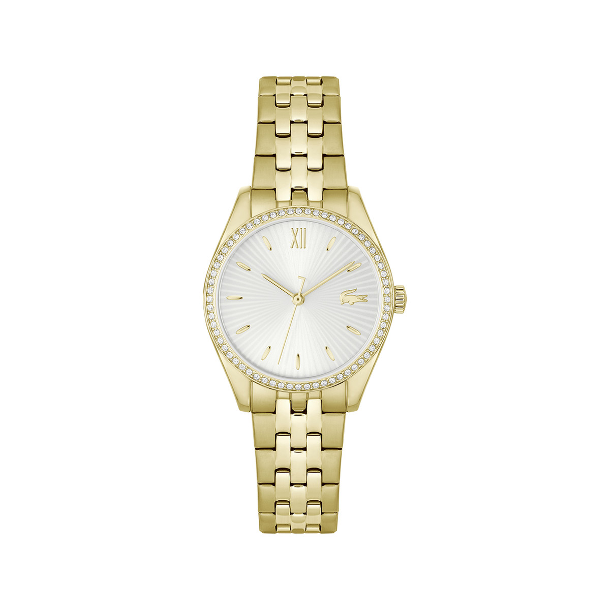 Montre LACOSTE tuilerie femme bracelet acier jaune