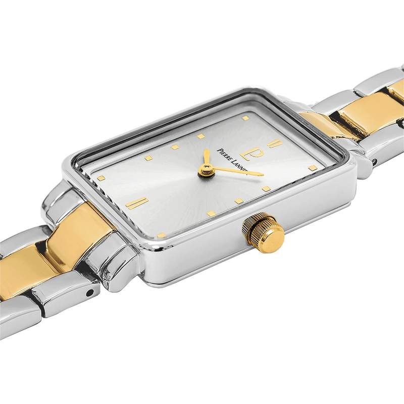 Montre PIERRE LANNIER ariane femme bracelet acier bicolore - vue 2