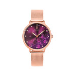 Montre PIERRE LANNIER tallia femme bracelet acier doré rose - vue 1