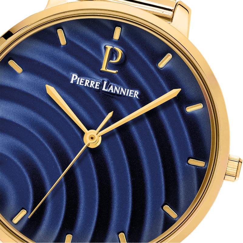 Montre PIERRE LANNIER betty femme bracelet acier dorée - vue D2
