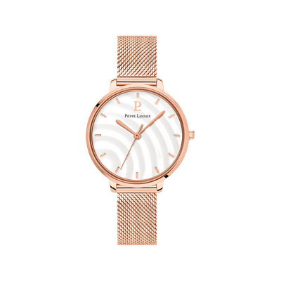 Montre PIERRE LANNIER betty femme bracelet acier doré rose - vue 1