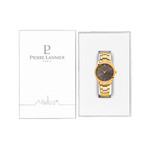 Montre PIERRE LANNIER roxane femme bracelet acier dorée - vue D1