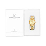 Montre PIERRE LANNIER roxane femme bracelet acier doré - vue D1