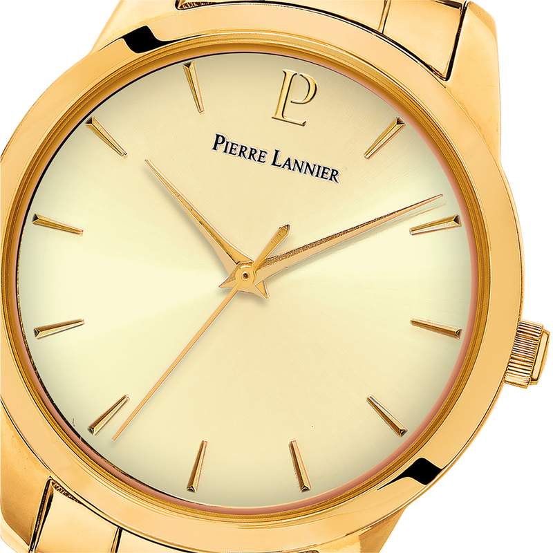 Montre PIERRE LANNIER roxane femme bracelet acier doré - vue D2