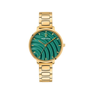 Montre PIERRE LANNIER betty femme bracelet cuir vert