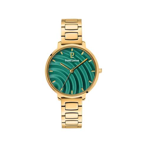 Montre PIERRE LANNIER betty femme bracelet cuir vert