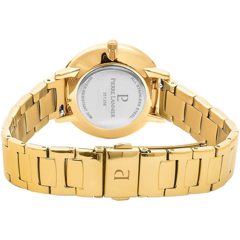 Montre PIERRE LANNIER betty femme bracelet cuir vert - vue 3