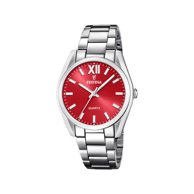 Montre FESTINA boyfriend femme bracelet acier - vue 1