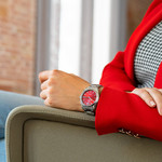 Montre FESTINA boyfriend femme bracelet acier - vue porté 1