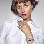 Montre FESTINA boyfriend femme bracelet acier - vue porté 1