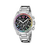 Montre FESTINA boyfriend femme bracelet acier - vue V1