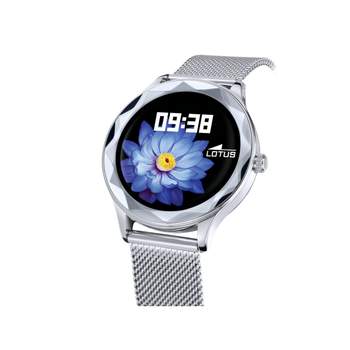 LOTUS smartwatch voor dames, stalen armband