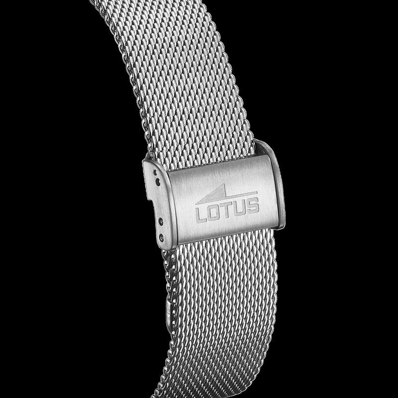 Montre LOTUS smartwatch femme connecté, bracelet acier - vue D1