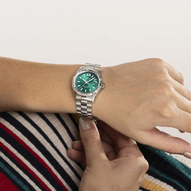Montre LOTUS freedom collection femme bracelet acier - vue porté 1