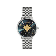 Montre OLIVIA BURTON celestial nova femme analogique, bracelet acier argent
