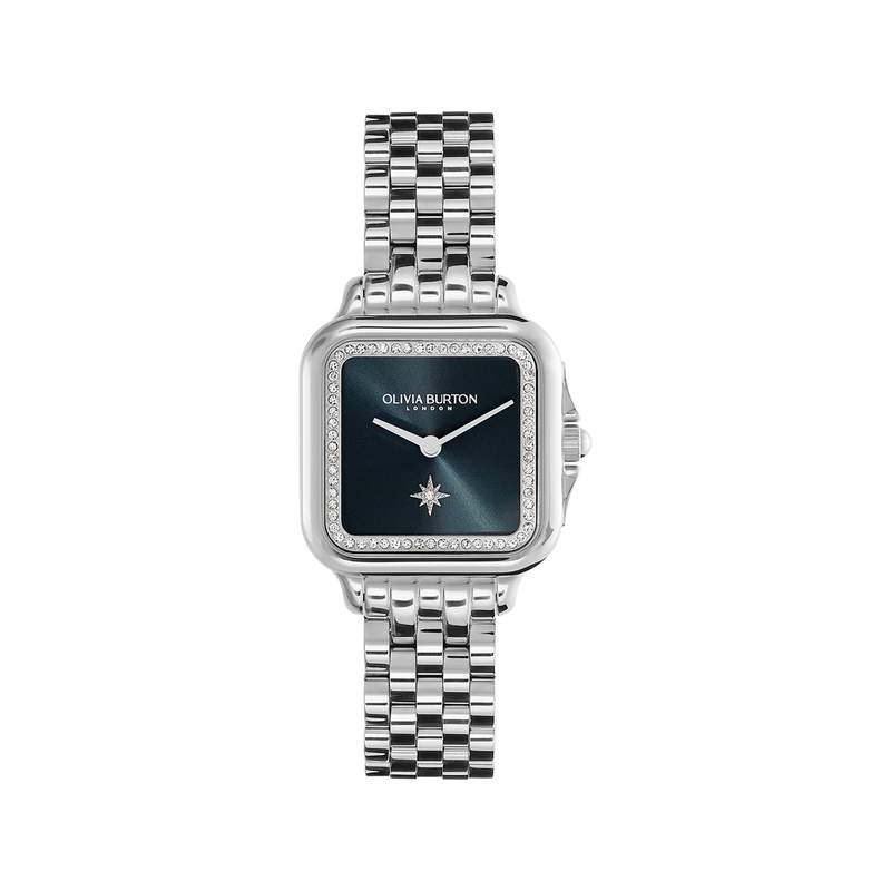 Montre OLIVIA BURTON grosvenor femme analogique, bracelet acier - vue 1