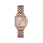 Montre OLIVIA BURTON grosvenor femme analogique, bracelet acier doré rose - vue 1