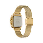 Montre OLIVIA BURTON grosvenor femme analogique, bracelet acier doré jaune - vue 3