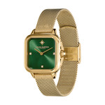 Montre OLIVIA BURTON grosvenor femme analogique, bracelet acier doré jaune - vue D1