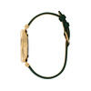 Montre OLIVIA BURTON dogwood femme analogique, bracelet cuir vert - vue V2