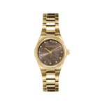Montre OLIVIA BURTON mini hexa femme analogique, bracelet acier doré jaune - vue 1