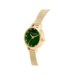 Montre OLIVIA BURTON classics femme analogique, bracelet acier doré jaune - vue 2