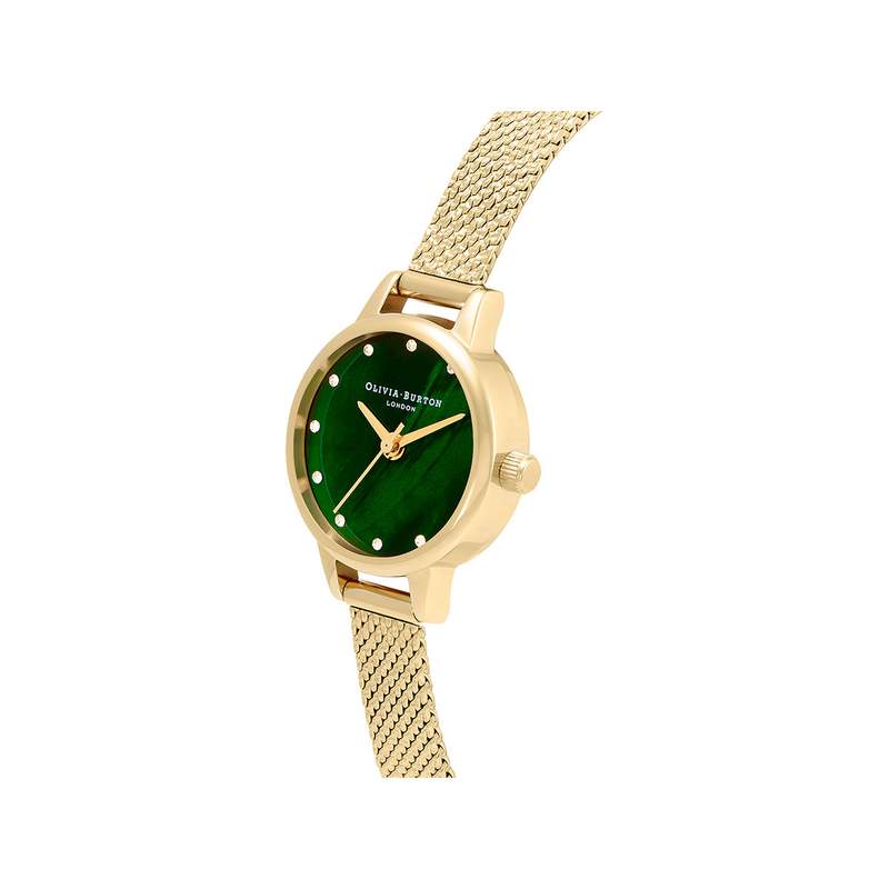 Montre OLIVIA BURTON classics femme analogique, bracelet acier doré jaune - vue 2