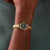 Montre OLIVIA BURTON classics femme analogique, bracelet acier doré jaune - vue Vporté 1