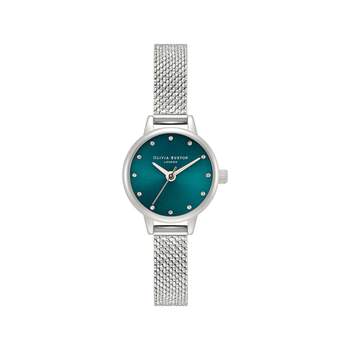 OLIVIA BURTON Classics analoog dameshorloge, stalen band
