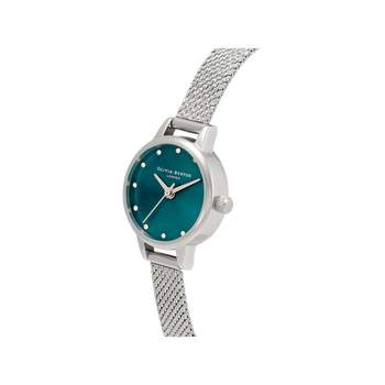 OLIVIA BURTON Classics analoog dameshorloge, stalen band