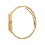 Montre OLIVIA BURTON hexa femme analogique, bracelet acier doré jaune - vue 2