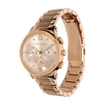 Montre OLIVIA BURTON multi function femme analogique, bracelet acier doré rose - vue D1