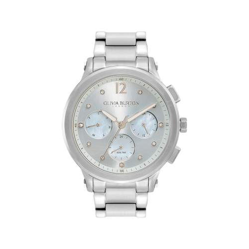 Montre OLIVIA BURTON multi function femme analogique, bracelet acier