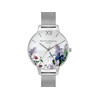 Montre OLIVIA BURTON secret garden femme analogique, bracelet acier - vue V1
