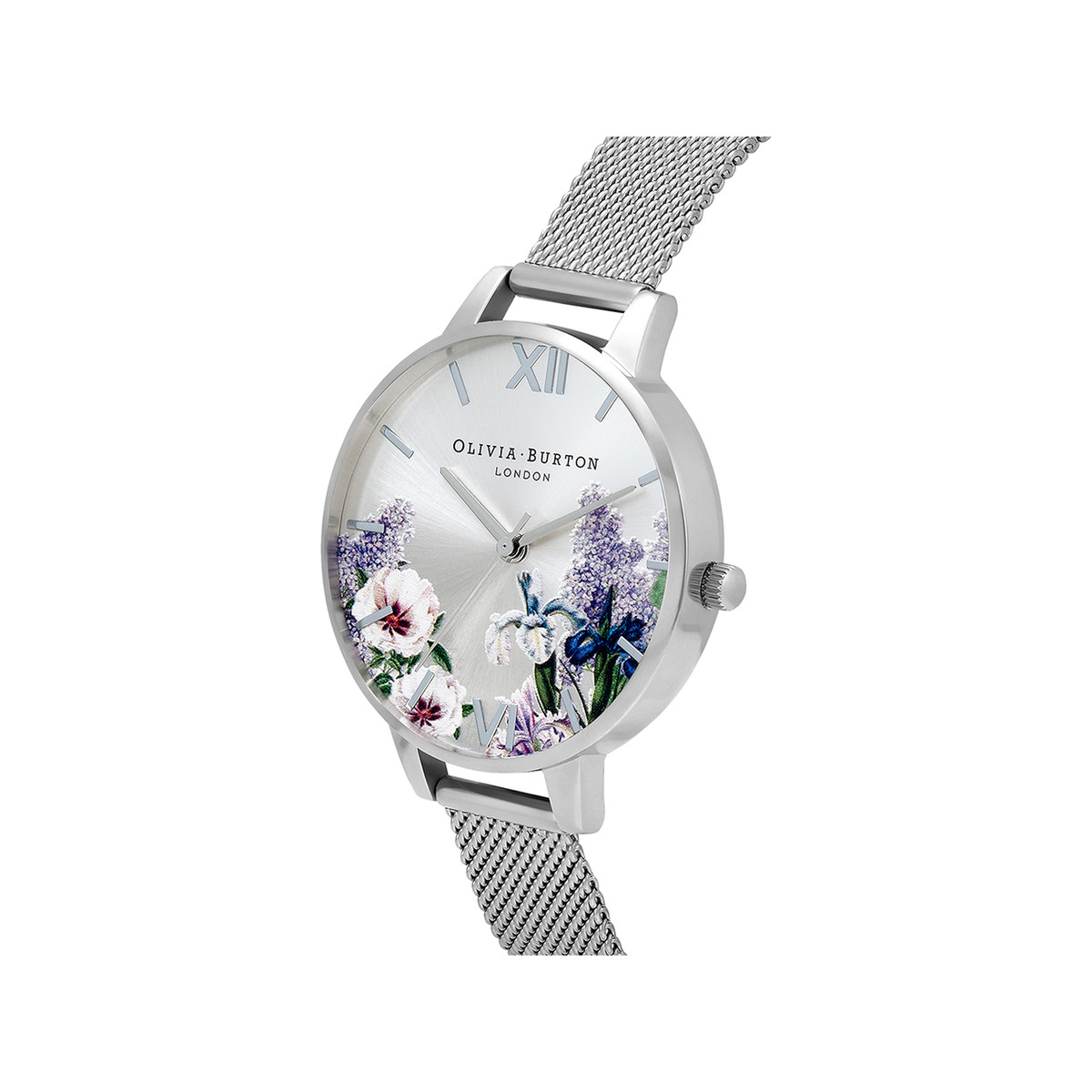 Montre OLIVIA BURTON secret garden femme analogique, bracelet acier - vue 2
