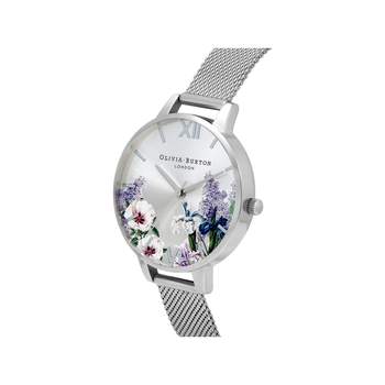 Analoog dameshorloge OLIVIA BURTON Secret Garden, stalen band